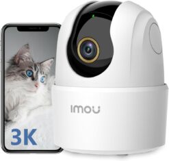 Imou Ranger Pro 3K (5MP) Caméra Surveillance WiFi Intérieure 360° BabyPhone Alarme et Audio Bidirectionnel