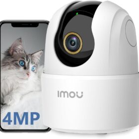 Imou Ranger Pro 2K (4MP) Caméra Surveillance WiFi Intérieure 360° BabyPhone Alarme et Audio Bidirectionnel