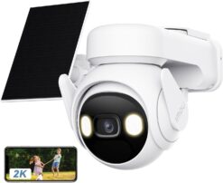 Imou 2K Caméra Surveillance Extérieure Solaire avec Super Batterie 15000mAh | 360° PTZ Vision Nocturne