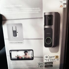 Imou DB2S Pro Video-Türklingel 2K – 180° Sicht, KI-Erkennung, Chime inkl. photo review