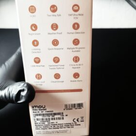 Imou DB2S Pro Video-Türklingel 2K – 180° Sicht, KI-Erkennung, Chime inkl. photo review