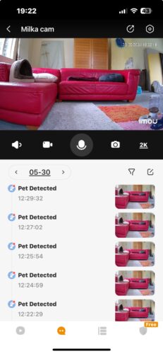 Imou Rex 3D 2K - WLAN Kamera Innen 360° Human/Pet Detection photo review