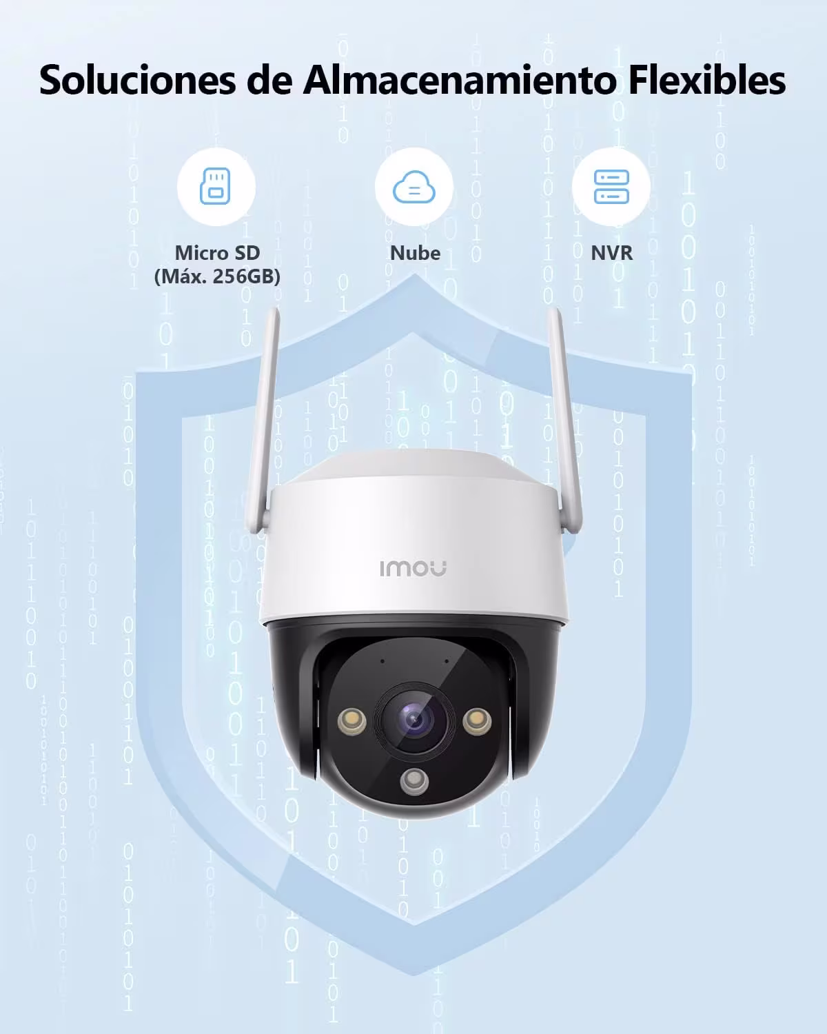 Imou Cruiser 2K(3MP) Caméra Surveillance Extérieure WiFi 360° Étanche IP66 Vision Nocturne Couleur 30M, Détection Humaine – Image 8