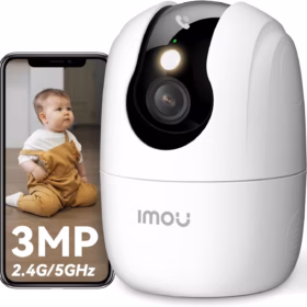 Imou Ranger Pro 2K (4MP) Caméra Surveillance WiFi Intérieure 360° BabyPhone Alarme et Audio Bidirectionnel